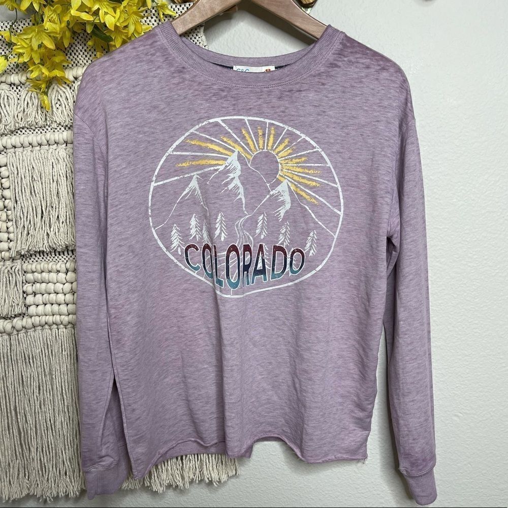 C&C California Purple Colorado Sweatshirt XS